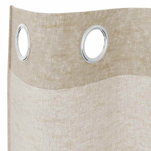 Κουρτίνα βυσσινί 2 pcs Άμμος 175 x 140 εκ. Πολυεστέρας - Pakobazaar