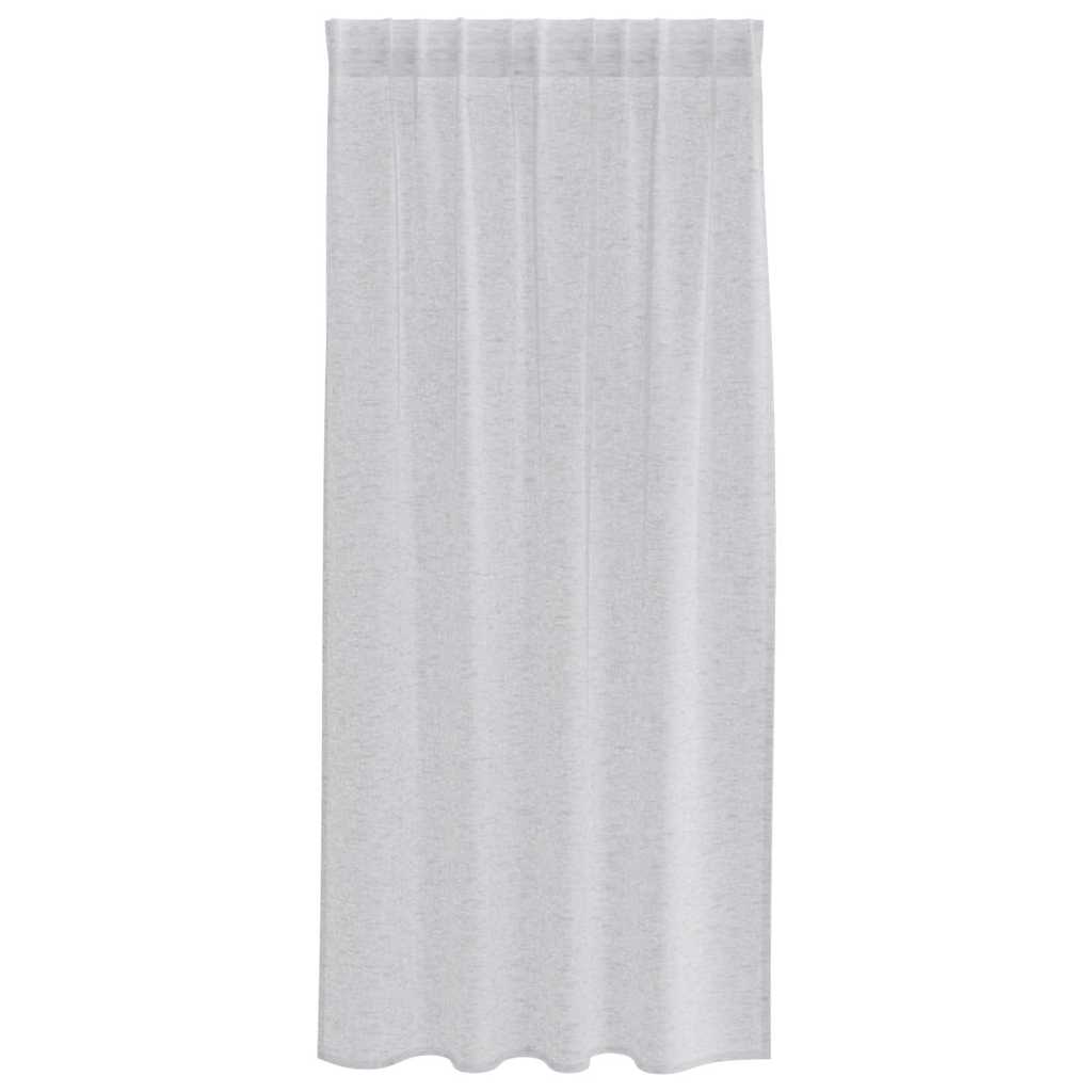 Κουρτίνα βυσσινί 2 pcs Ανοιχτό γκρι 175 x 140 εκ. Πολυεστέρας