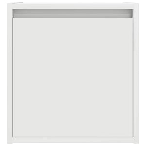 Κομοδίνο Επιτοίχιο Λευκά 38x34x40 εκ.