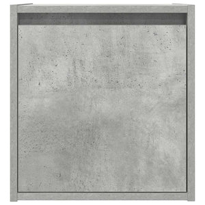 Κομοδίνο Επιτοίχιο Γκρι Σκυροδέματος 38x34x40 εκ.