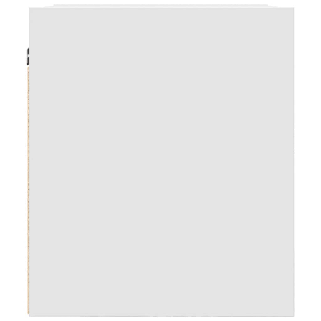 Κομοδίνο Επιτοίχιο Λευκά 38x34x40 εκ.