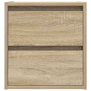 Κομοδίνα Επιτοίχια Sonoma Δρυς 38x34x40 εκ. - Pakobazaar