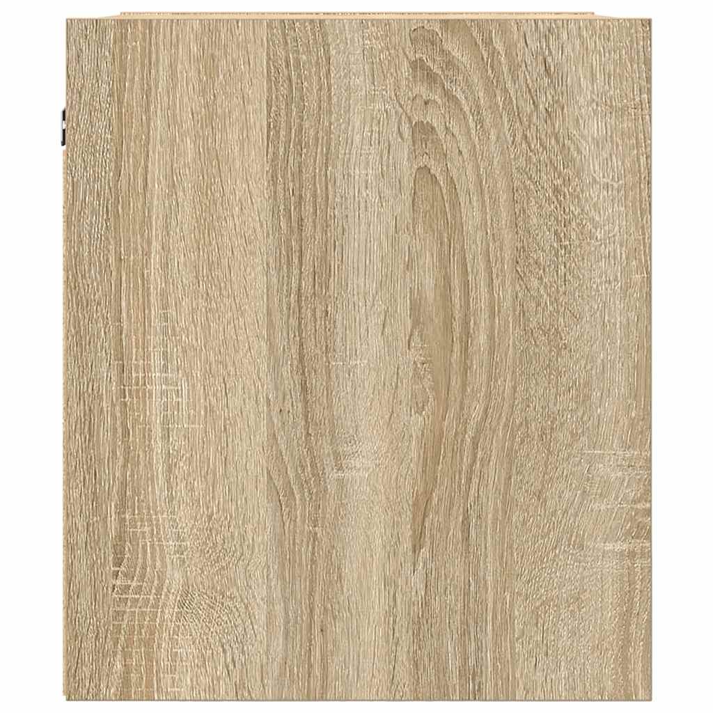 Κομοδίνα Επιτοίχια Sonoma Δρυς 38x34x40 εκ. - Pakobazaar