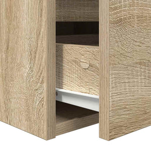 Κομοδίνα Επιτοίχια Sonoma Δρυς 38x34x40 εκ. - Pakobazaar