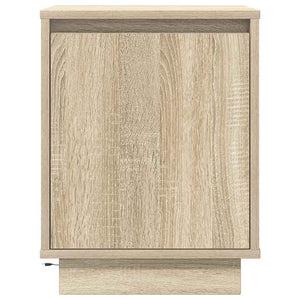 Κομοδίνο με φώτα LED Sonoma Oak 38x34x50 cm - Pakobazaar