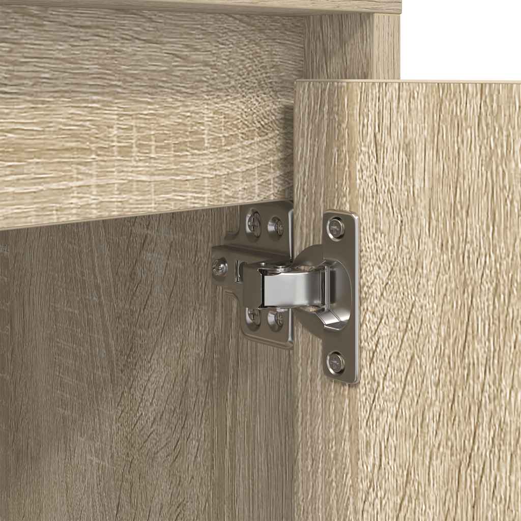 Κομοδίνο με φώτα LED Sonoma Oak 38x34x50 cm - Pakobazaar