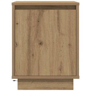 Κομοδίνα με φώτα LED 2 τεμάχια Artisan Oak 38x34x50 cm - Pakobazaar