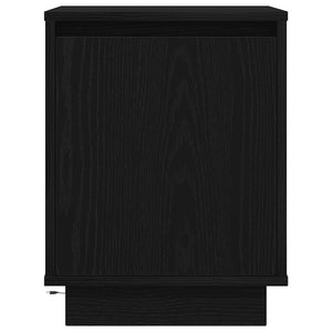 Κομοδίνο με φώτα LED Μαύρο 38x34x50 cm - Pakobazaar
