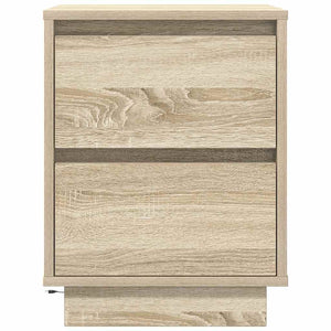 Κομοδίνο με φώτα LED Sonoma Oak 38x34x50 cm - Pakobazaar