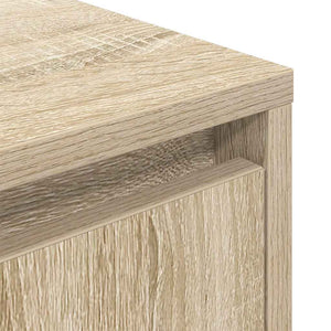 Κομοδίνο με φώτα LED Sonoma Oak 38x34x50 cm - Pakobazaar