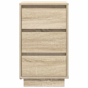 Κομοδίνο με φώτα LED Sonoma Oak 38x34x65 cm - Pakobazaar