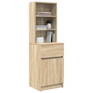Κομοδίνο Sonoma Δρυς 39x35x125 εκ. από Επεξεργασμένο Ξύλο - Pakobazaar