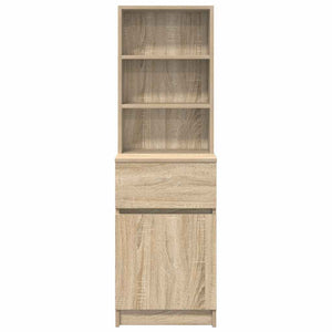 Κομοδίνο Sonoma Δρυς 39x35x125 εκ. από Επεξεργασμένο Ξύλο - Pakobazaar