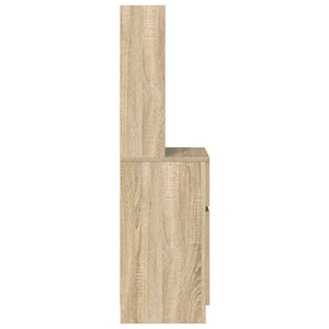 Κομοδίνο Sonoma Δρυς 39x35x125 εκ. από Επεξεργασμένο Ξύλο - Pakobazaar
