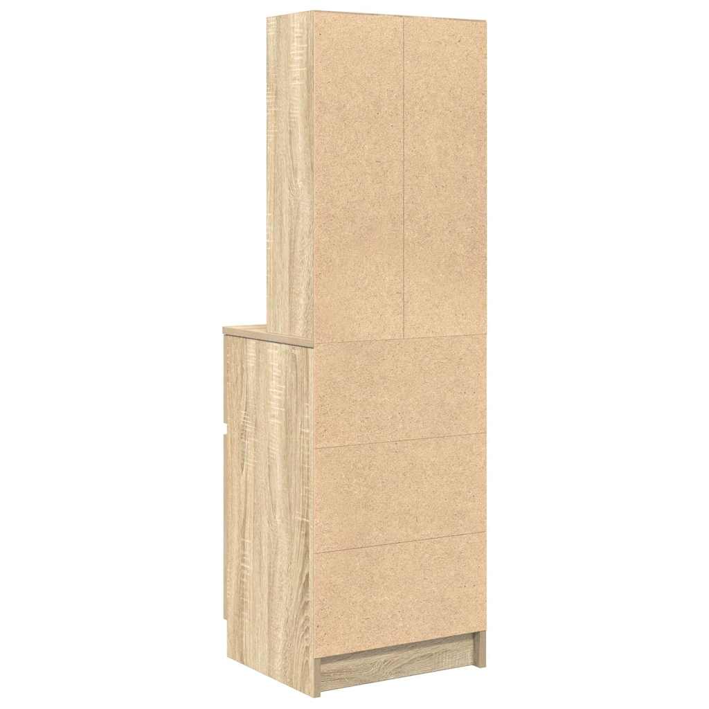 Κομοδίνο Sonoma Δρυς 39x35x125 εκ. από Επεξεργασμένο Ξύλο - Pakobazaar