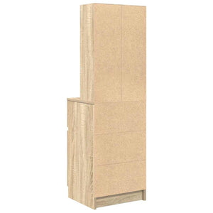 Κομοδίνο Sonoma Δρυς 39x35x125 εκ. από Επεξεργασμένο Ξύλο - Pakobazaar