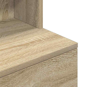Κομοδίνο Sonoma Δρυς 39x35x125 εκ. από Επεξεργασμένο Ξύλο - Pakobazaar