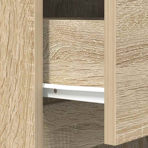Κομοδίνο Sonoma Δρυς 39x35x65 εκ. από Επεξεργασμένο Ξύλο