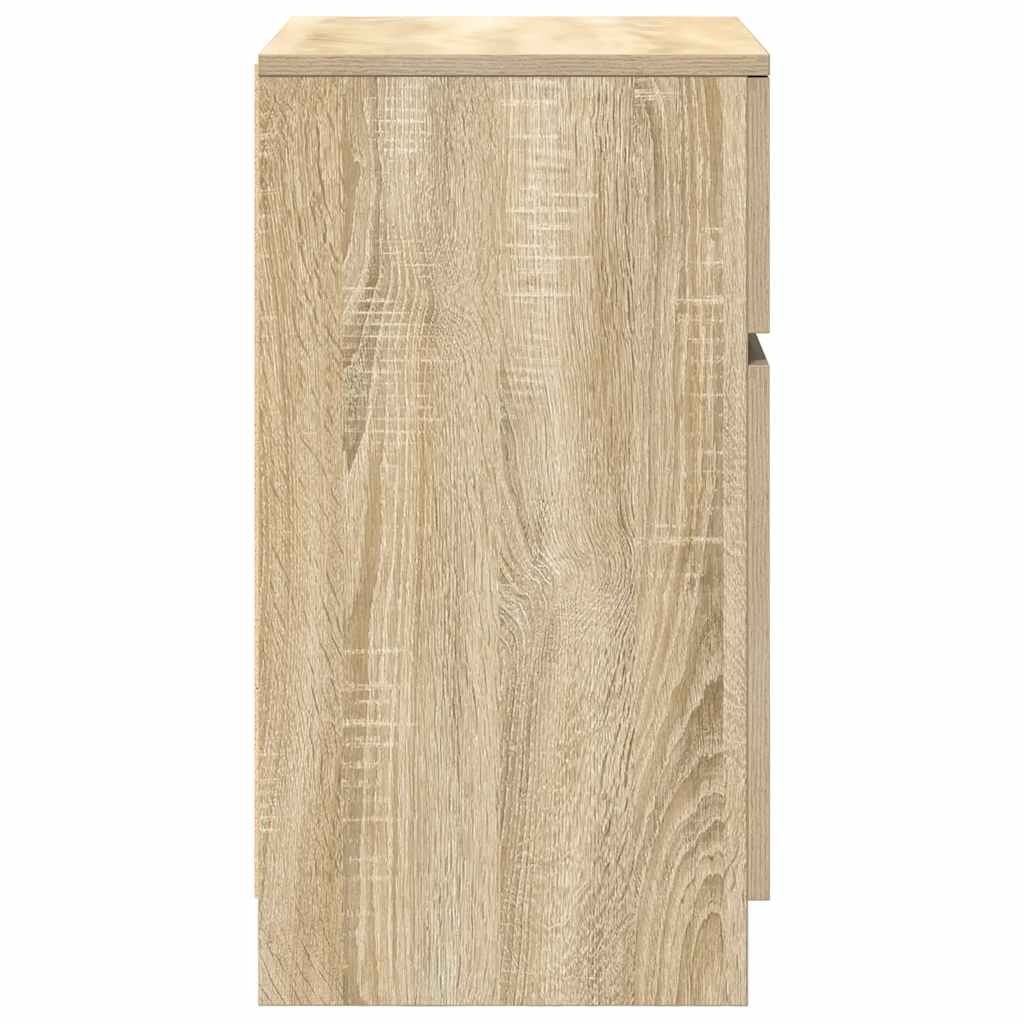 Κομοδίνο Sonoma Δρυς 39x35x65 εκ. από Επεξεργασμένο Ξύλο