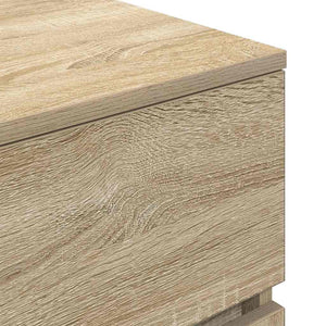 Κομοδίνο Sonoma Δρυς 39x35x65 εκ. από Επεξεργασμένο Ξύλο