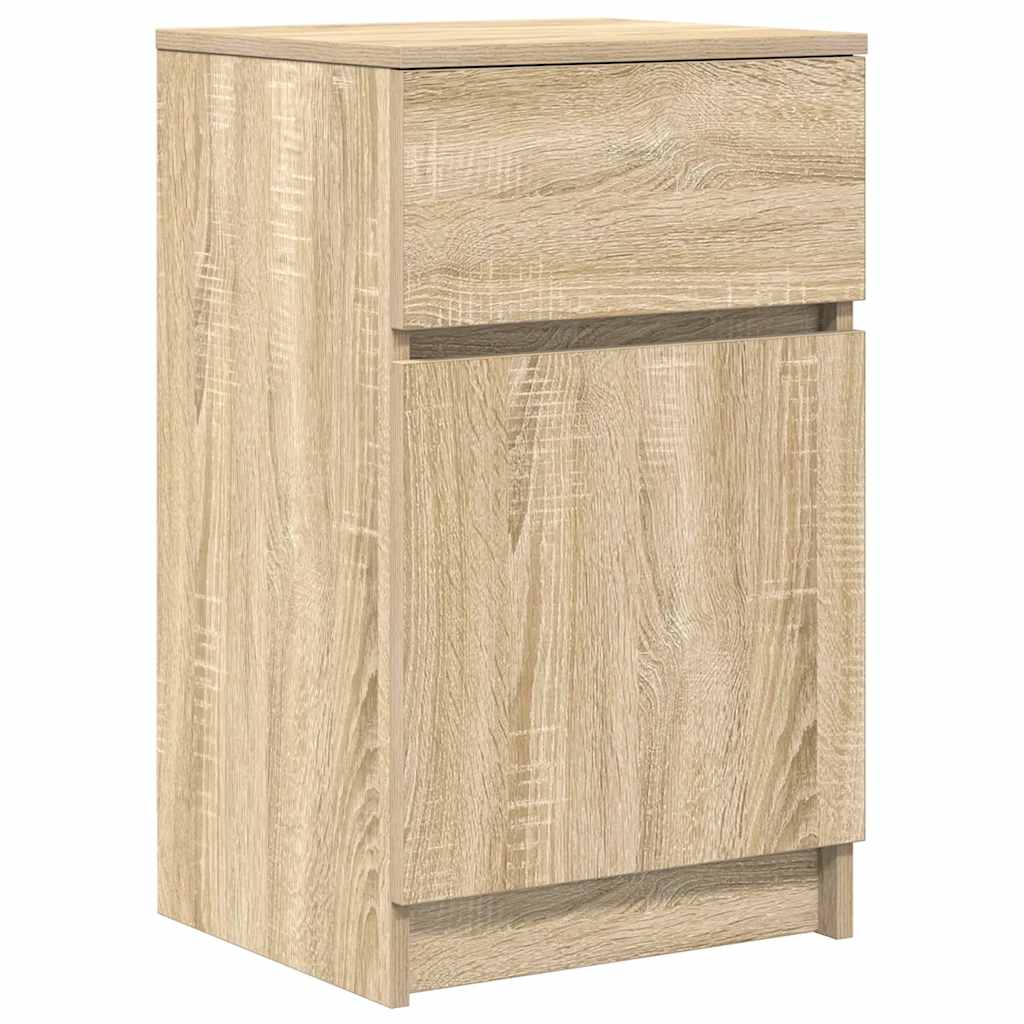 Κομοδίνα 2 τεμ. Sonoma Δρυς 39x35x65 εκ. από Επεξεργασμένο Ξύλο