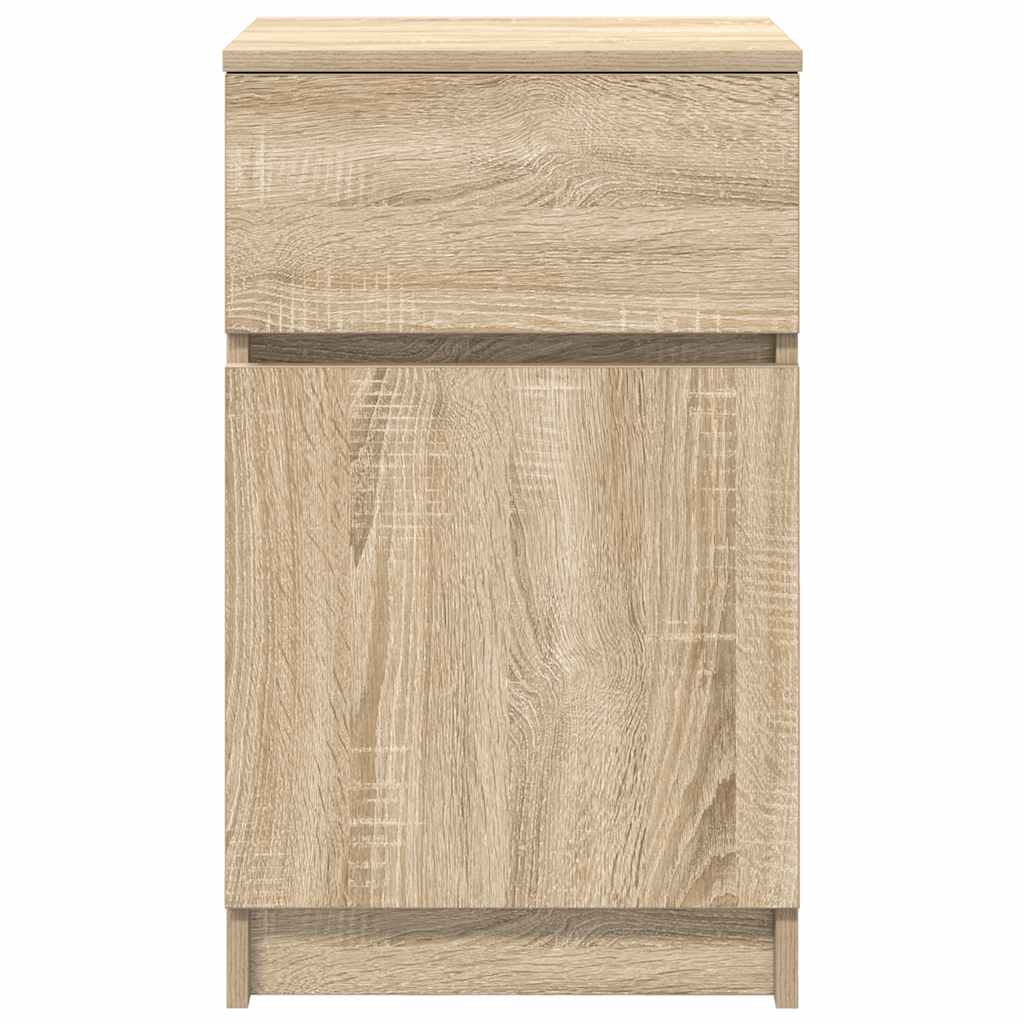 Κομοδίνα 2 τεμ. Sonoma Δρυς 39x35x65 εκ. από Επεξεργασμένο Ξύλο