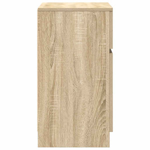 Κομοδίνα 2 τεμ. Sonoma Δρυς 39x35x65 εκ. από Επεξεργασμένο Ξύλο