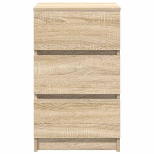 Κομοδίνο με 3 συρτάρια Sonoma Δρυς 39x35x65 εκ.