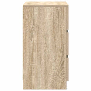 Κομοδίνο με 3 συρτάρια Sonoma Δρυς 39x35x65 εκ.