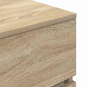 Κομοδίνο με 3 συρτάρια Sonoma Δρυς 39x35x65 εκ.