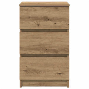 Κομοδίνο με 3 συρτάρια Αρτισιανή Δρυς 39x35x65 εκ.