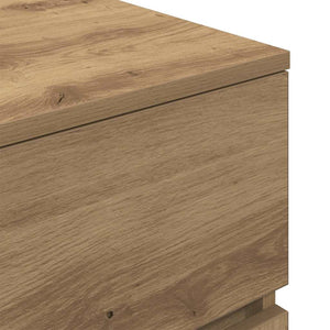 Κομοδίνο με 3 συρτάρια Αρτισιανή Δρυς 39x35x65 εκ.