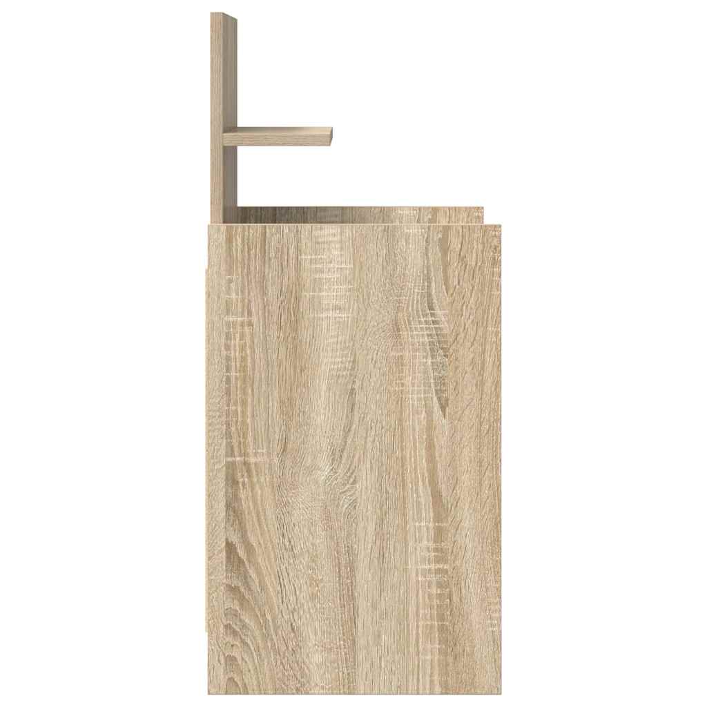 Κομοδίνο με 2 συρτάρια Sonoma Δρυς 38x34x80 εκ. - Pakobazaar