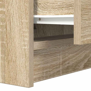 Κομοδίνο με 2 συρτάρια Sonoma Δρυς 38x34x80 εκ. - Pakobazaar