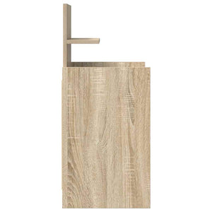 Κομοδίνα με 2 συρτάρια 2 τεμάχια Sonoma Δρυς 38x34x80 εκ. - Pakobazaar