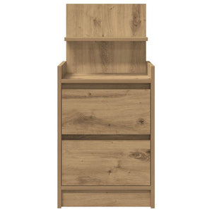 Κομοδίνο με 2 συρτάρια Αρτισιανή Δρυς 38x34x80 εκ.