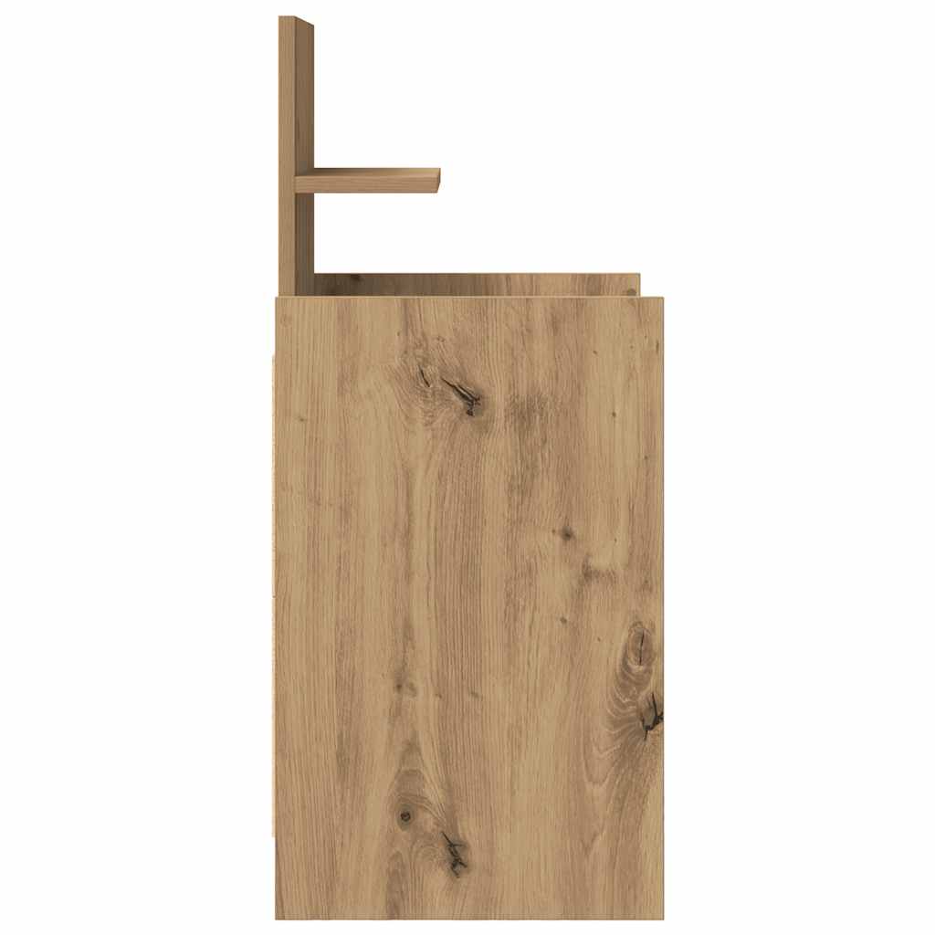 Κομοδίνο με 2 συρτάρια Αρτισιανή Δρυς 38x34x80 εκ.