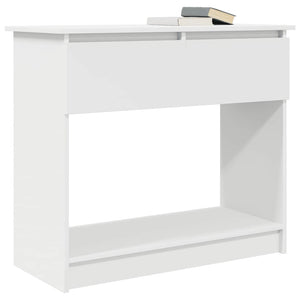 Τραπέζι κονσόλας με συρτάρια Λευκό 85,5x38,5x74,5 cm - Pakobazaar