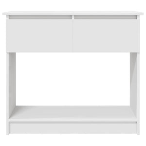 Τραπέζι κονσόλας με συρτάρια Λευκό 85,5x38,5x74,5 cm - Pakobazaar
