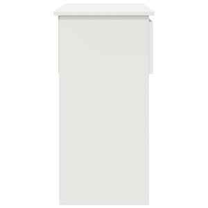 Τραπέζι κονσόλας με συρτάρια Λευκό 85,5x38,5x74,5 cm - Pakobazaar