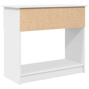 Τραπέζι κονσόλας με συρτάρια Λευκό 85,5x38,5x74,5 cm - Pakobazaar