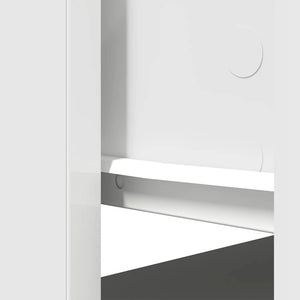 Τραπέζι κονσόλας με συρτάρια Λευκό 85,5x38,5x74,5 cm - Pakobazaar