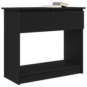 Τραπέζι κονσόλας με συρτάρια Μαύρο 85,5x38,5x74,5 cm - Pakobazaar