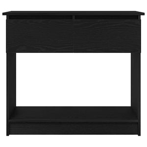 Τραπέζι κονσόλας με συρτάρια Μαύρο 85,5x38,5x74,5 cm - Pakobazaar