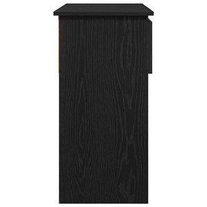 Τραπέζι κονσόλας με συρτάρια Μαύρο 85,5x38,5x74,5 cm - Pakobazaar