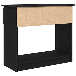 Τραπέζι κονσόλας με συρτάρια Μαύρο 85,5x38,5x74,5 cm - Pakobazaar