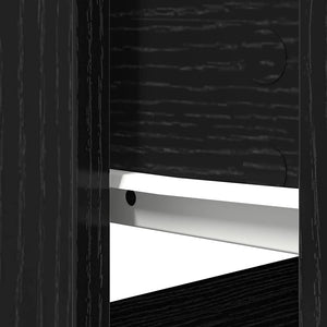 Τραπέζι κονσόλας με συρτάρια Μαύρο 85,5x38,5x74,5 cm - Pakobazaar