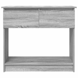 Τραπέζι κονσόλας με συρτάρια Γκρι Sonoma 85,5x38,5x74,5 cm