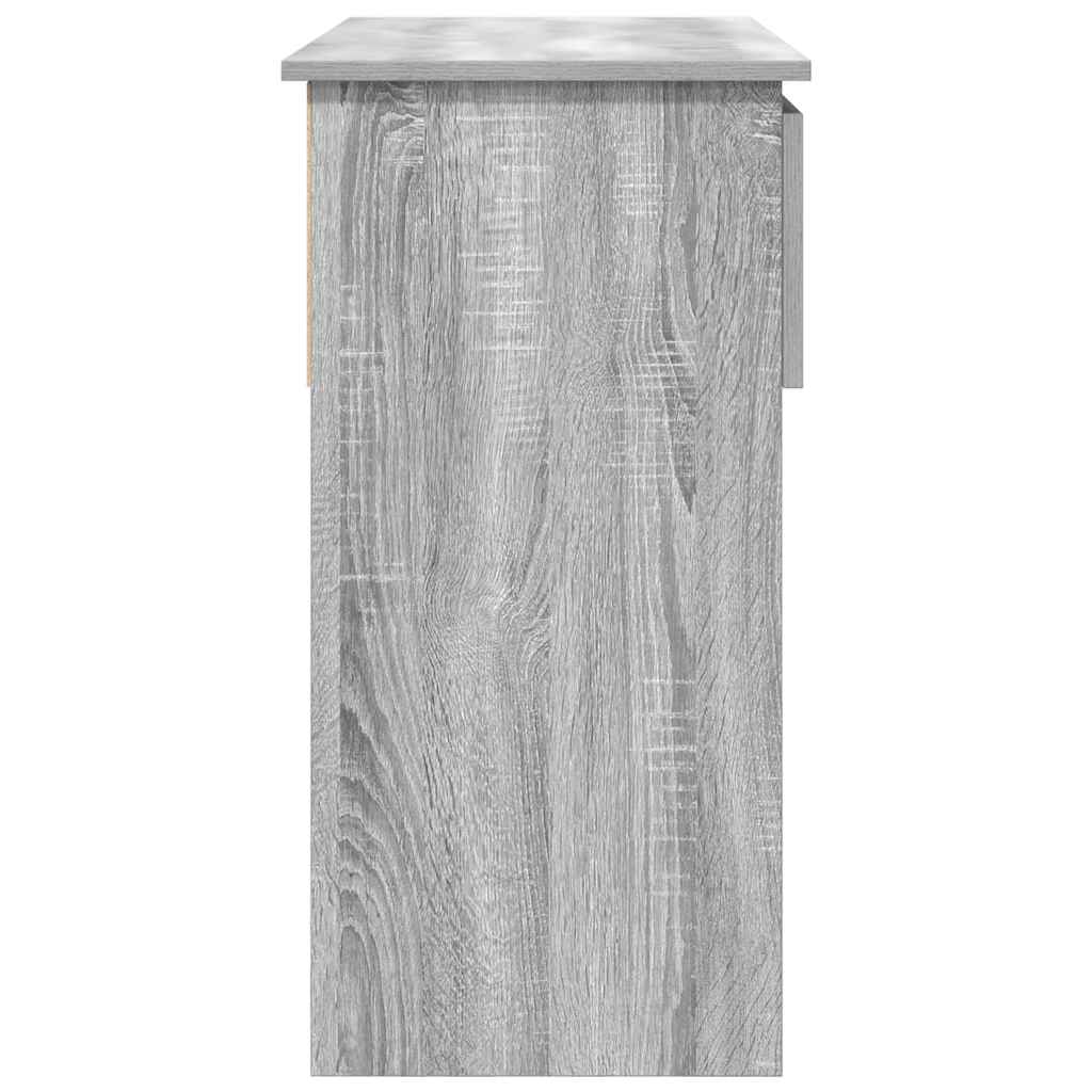 Τραπέζι κονσόλας με συρτάρια Γκρι Sonoma 85,5x38,5x74,5 cm