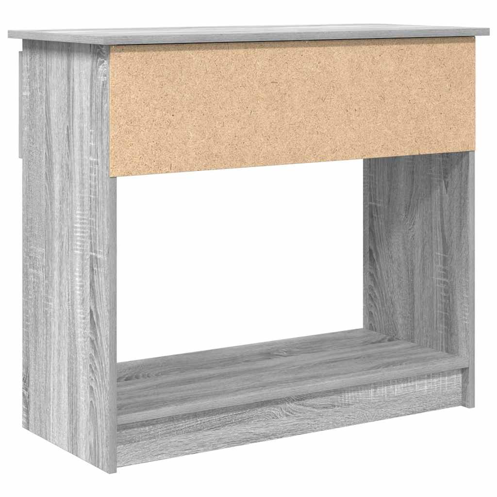 Τραπέζι κονσόλας με συρτάρια Γκρι Sonoma 85,5x38,5x74,5 cm
